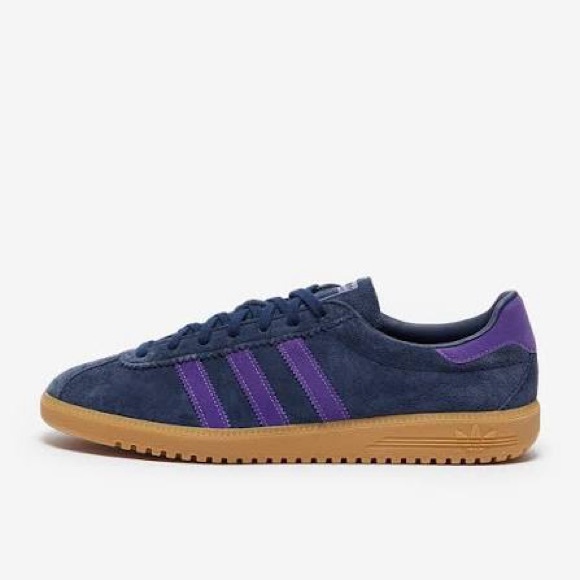 Adidas Originals Bermuda Sneakers Indigo Purple Gum Sole Mens 8 New In Box